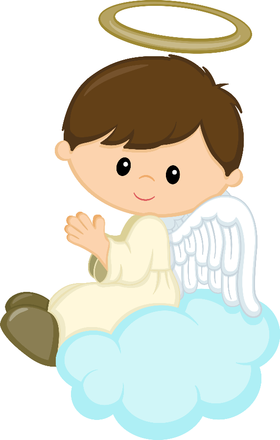Baptism Angel Child Infant Clip Art - Bautizo Niño (572x900)