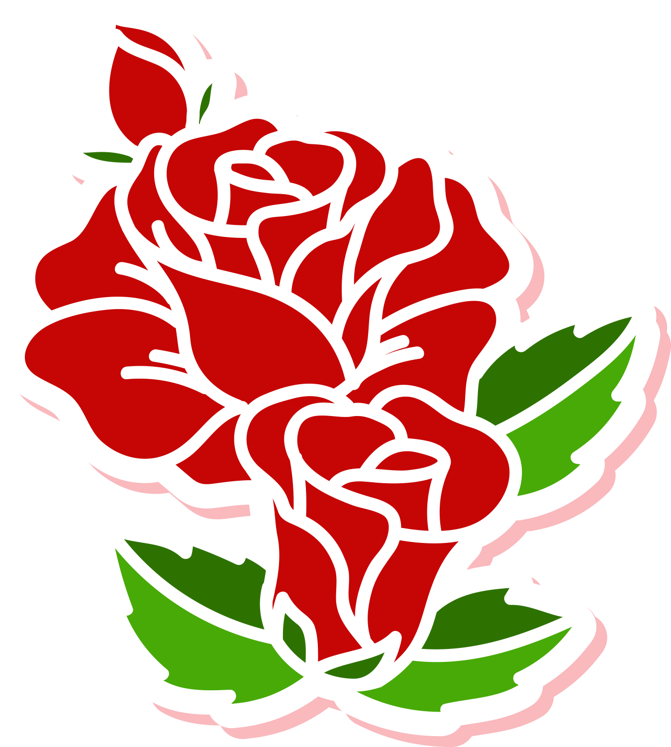 Rosa Gallica Red Computer File - Rosa Gallica Red Computer File (1552x1600)