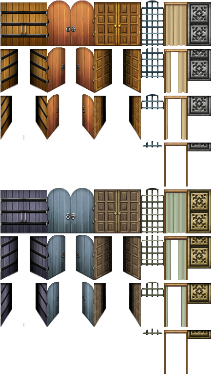 Indrah's Tile Closet - Rpg Maker Mv Door (576x768)