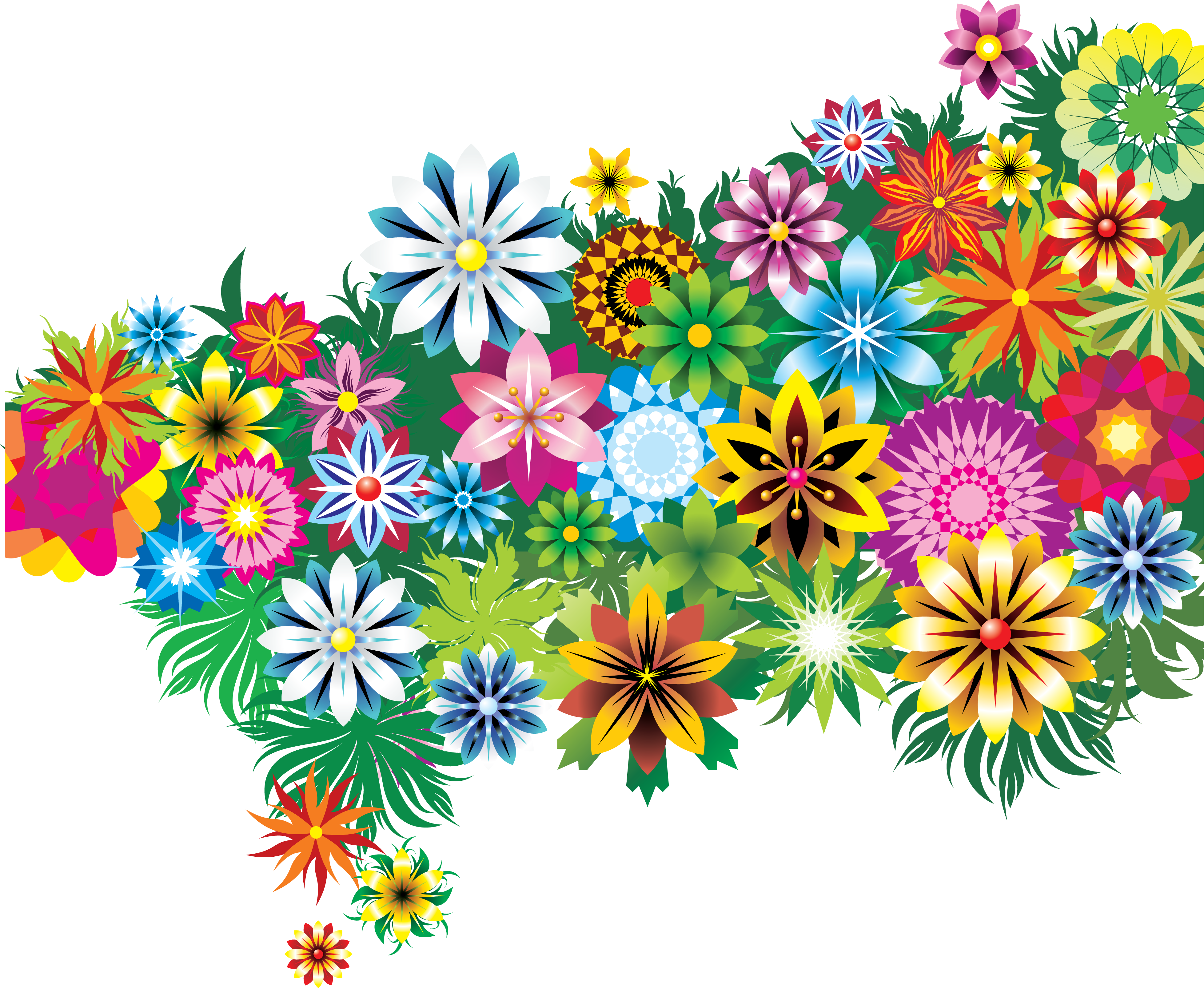 Flower Rainbow Rose - Flower Rainbow Rose (3925x3212)