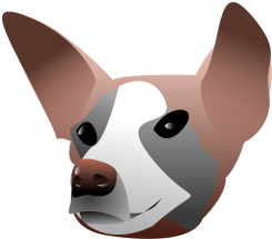 Cute Dog Face Shower Curtain (566x800)
