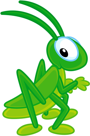 Cute Cricket Bees Pinterest Cricket Clip Art And Baby - Insect Cricket Clipart (343x500)