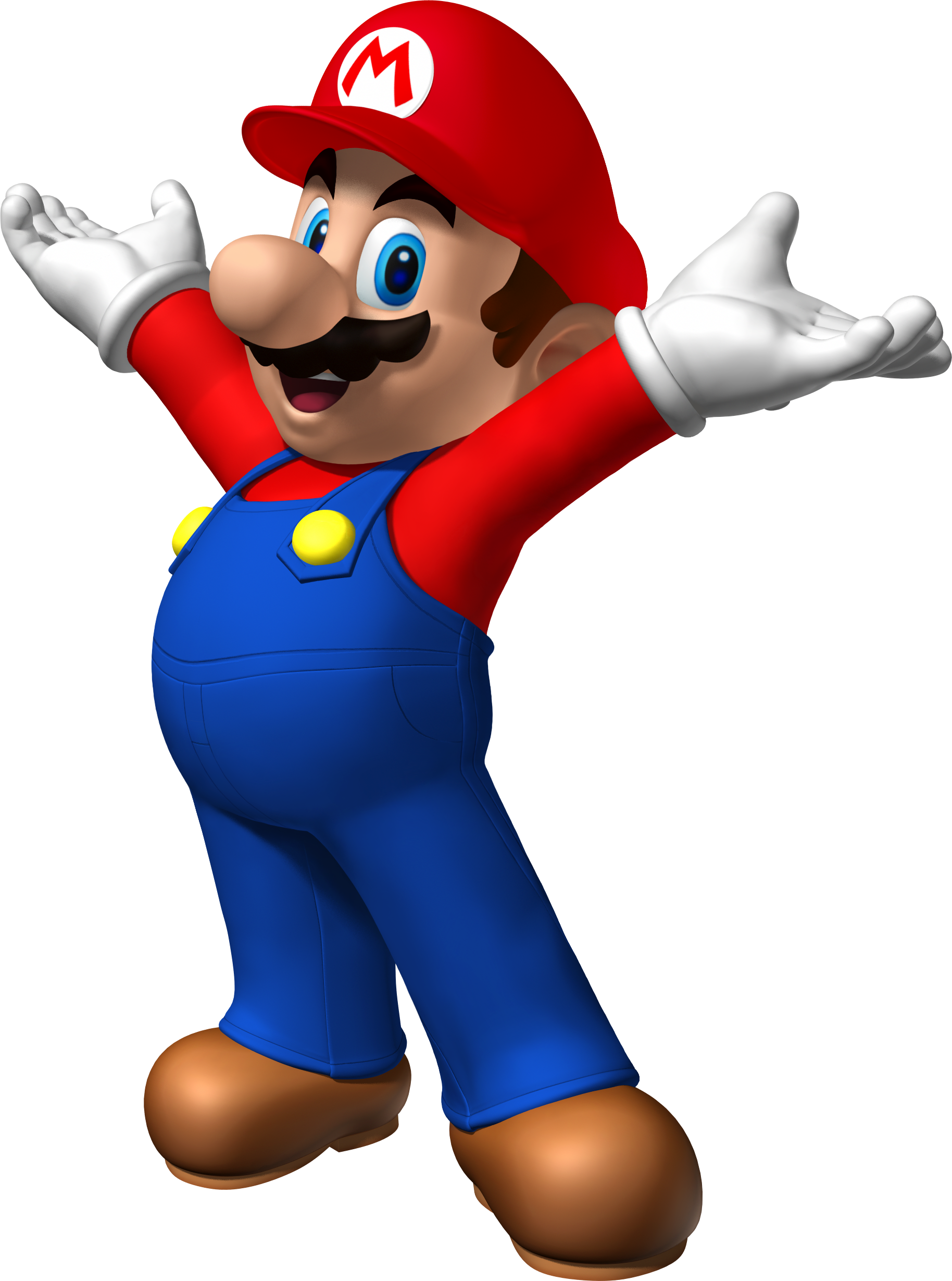 When You Hear The Words "video Game Character" Or Even - Mario Png (1828x2458)