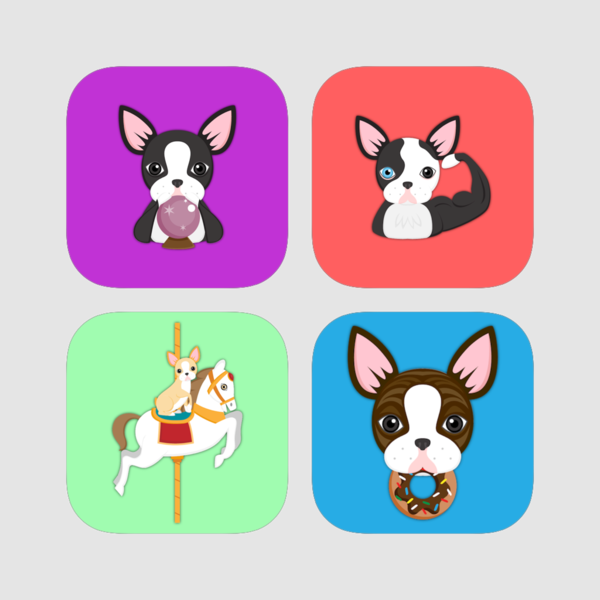 Boston Terrier Emoji Stickers For Imessage On The App - Sticker (600x600)