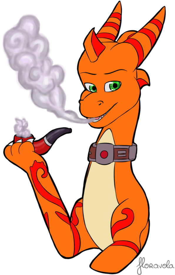 Ash The Smoker By Crashandcynder - Cartoon (817x977)
