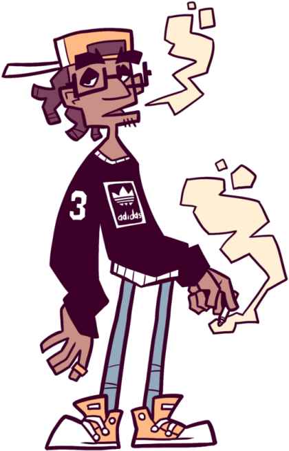 Chilling Is Important When You Can Find The Time - Cartoon (500x695)