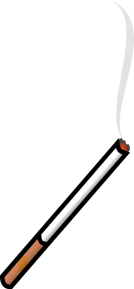 Cigarette Clip Art Free Vector / 4vector - Clip Art (276x591)