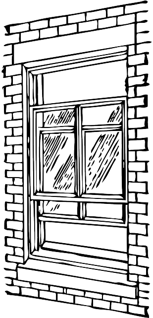 Through Wall, Brick, Double, Hung, Window, See, Through - Clip Art (320x640)