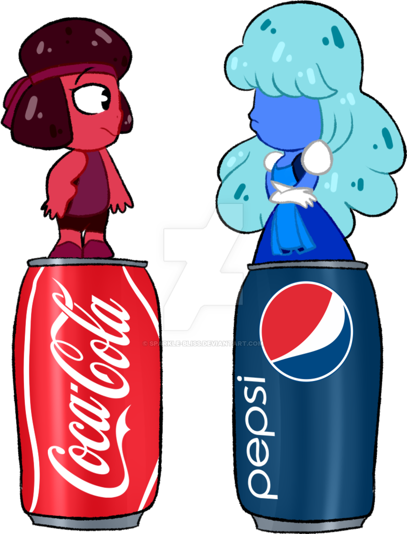 Pepsi Clipart Coca Cola - Coca Cola Y Pepsi (800x1050)