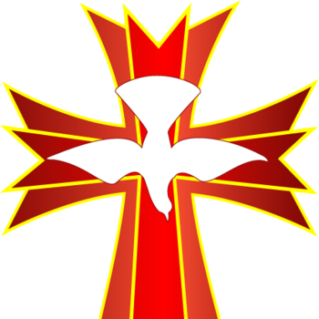 Pentecost Sunday Mass Schedule - Holy Spirit Clip Art (350x350)