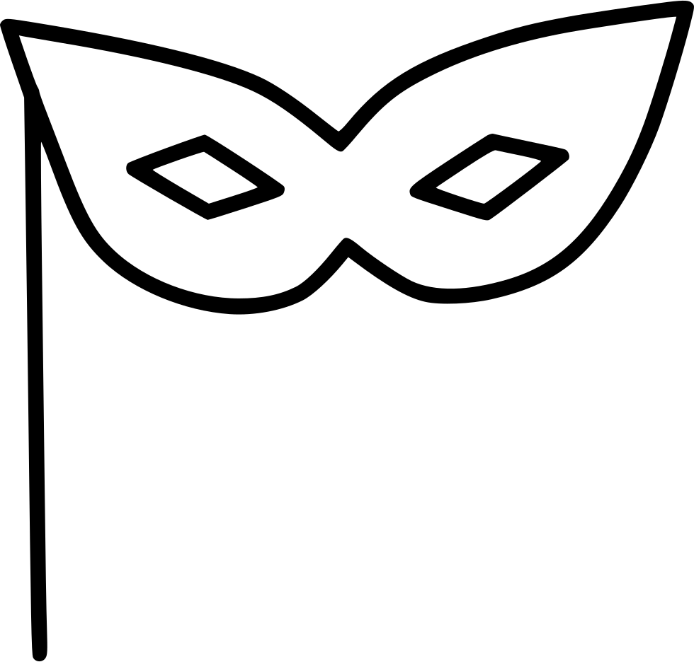 Mask Party Theater Drama Art Svg Png Icon Free Download - Máscara De Carnaval Para Colorir (980x936)
