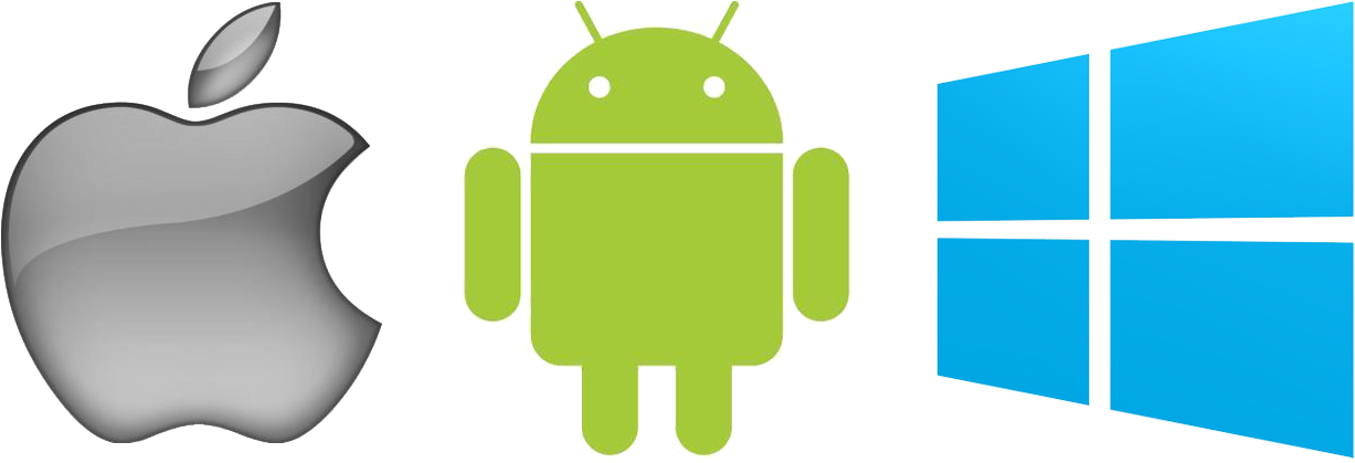 Best Smartphone App With Android Logo Transparent - Ios Android Windows Compatible (1272x436)