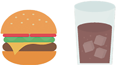 2at Burger Coke - Illustration (762x238)