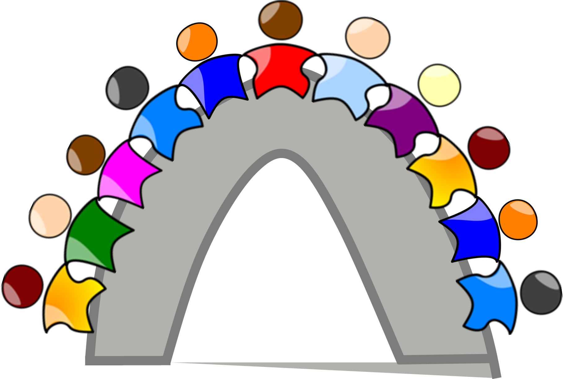 Building Bridges - Building Bridges Clip Art (1857x1234)