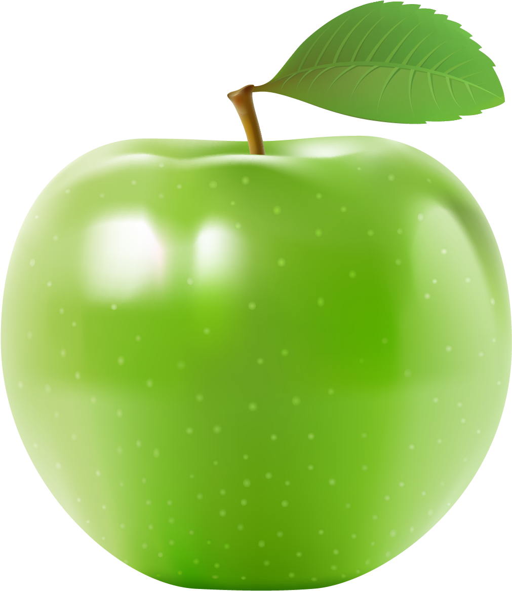 View & - Green Apple Png (1115x1312)