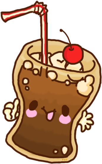 Kawaii Coca Cola Bottle By Red-electric - Cartoon Coca Cola Bottle (369x568)