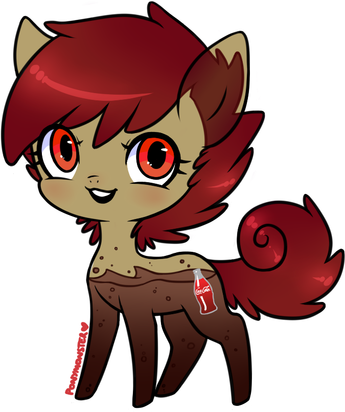 Coke Pony By Ponymonster - Mlp Coca Cola Pony (700x813)