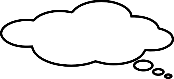 Thought Bubble Icon White (600x274)