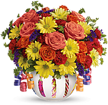 This Flower Picture I Took My Won Camera - Teleflora Brilliant Birthday Blooms (368x460)