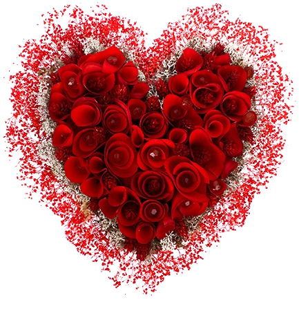 Happy Valentine's Day - Garden Roses (460x460)