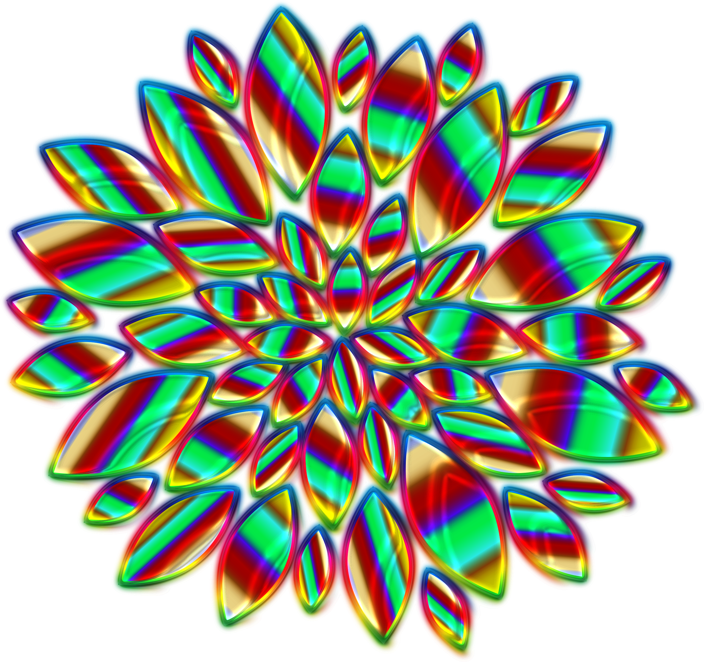 Flower Petal Clip Art - Flower Petal Clip Art (2400x2400)