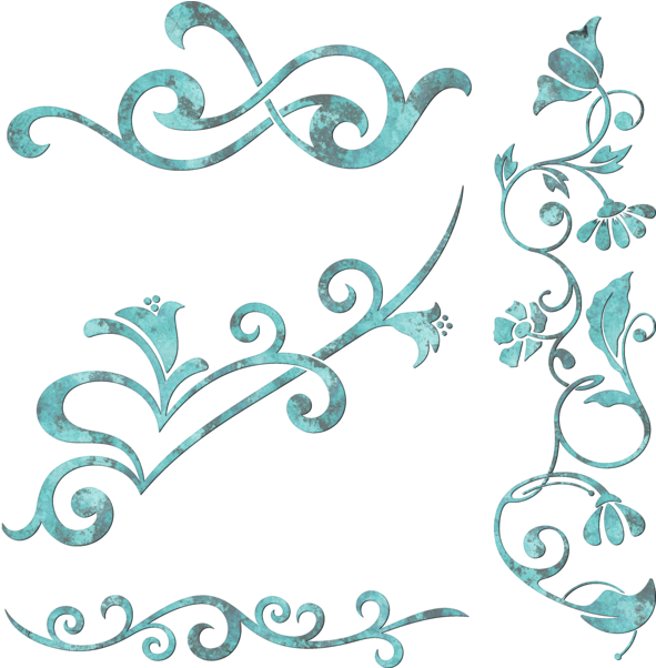 Decorativedoodles By Victorian-lady Decorativedoodles - Gambar Hiasan Bunga Kartun (600x601)