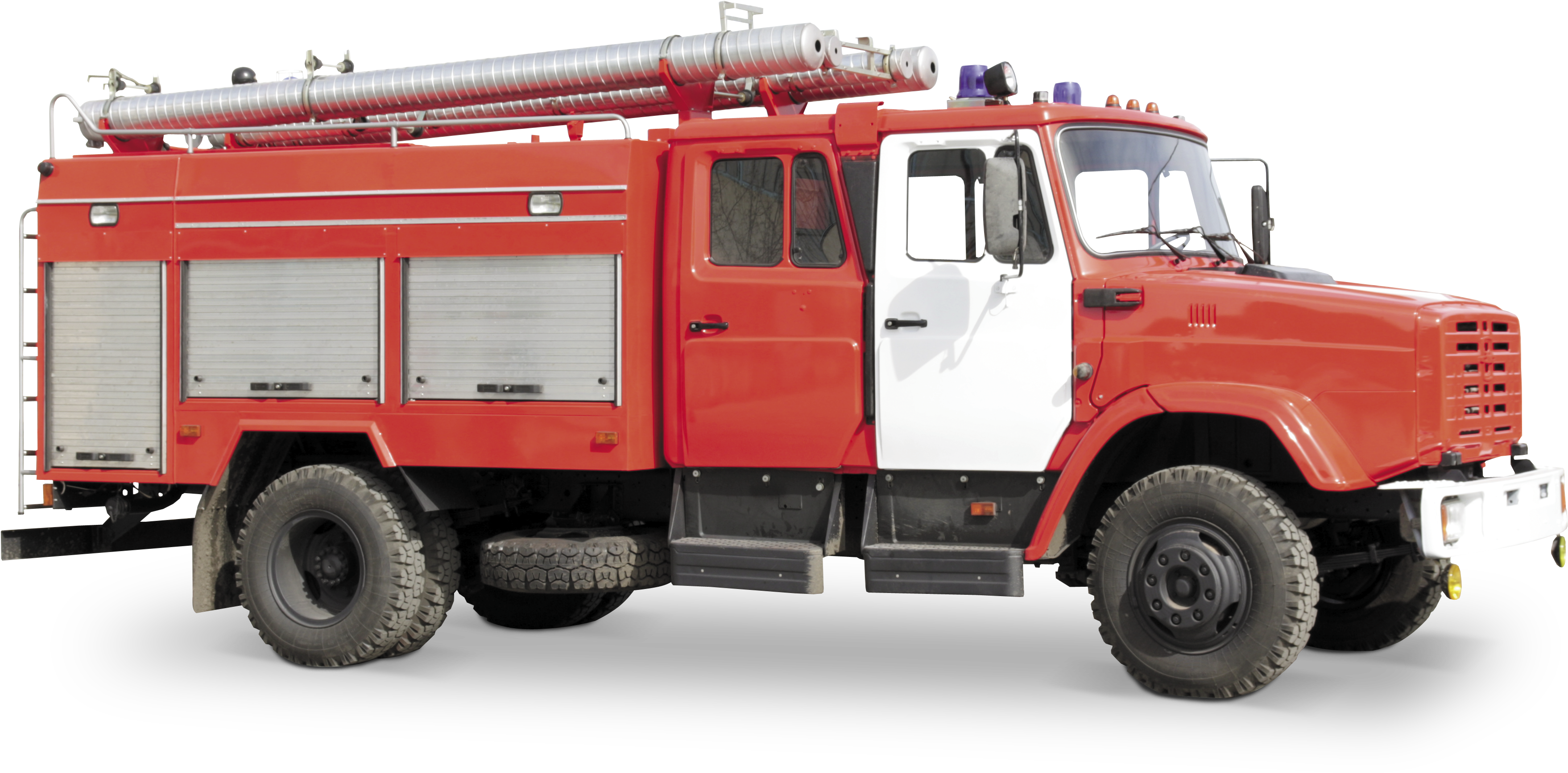 Пожарная Машина Png - Ац 40 Зил 4331 (3523x1752)