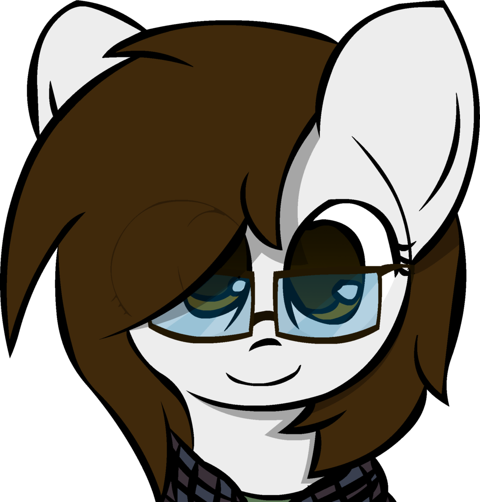 Darksoma, Clothes, Cute, Cutie, Girlfriend, Glasses, - Cartoon (980x1024)