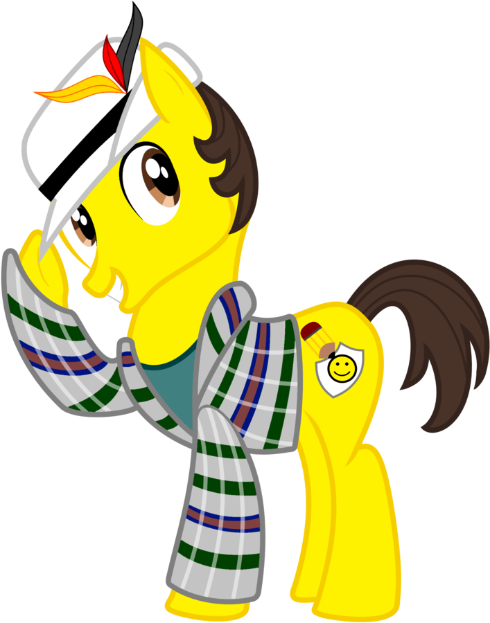 Adkead80, Clothes, Feather, Fedora, Hat, Oc, Oc - Cartoon (974x1024)