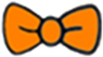 Orange Bow Tie - Roblox Blue Bow Tie T Shirt (420x420)