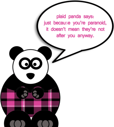 Plaid Panda Paranoia - Plaid Panda (379x480)