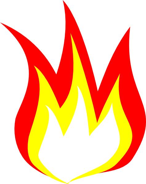 Animated Fire - Flames Clip Art Free (474x598)