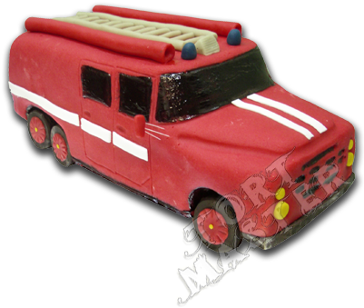 Торт "пожарная Машина" - Fire Apparatus (400x400)