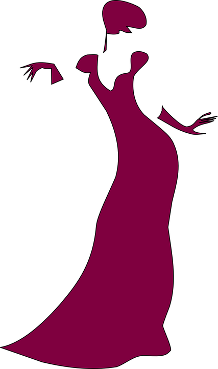 Elegance Clipart Elegant Lady - Fancy Lady Clip Art (427x720)