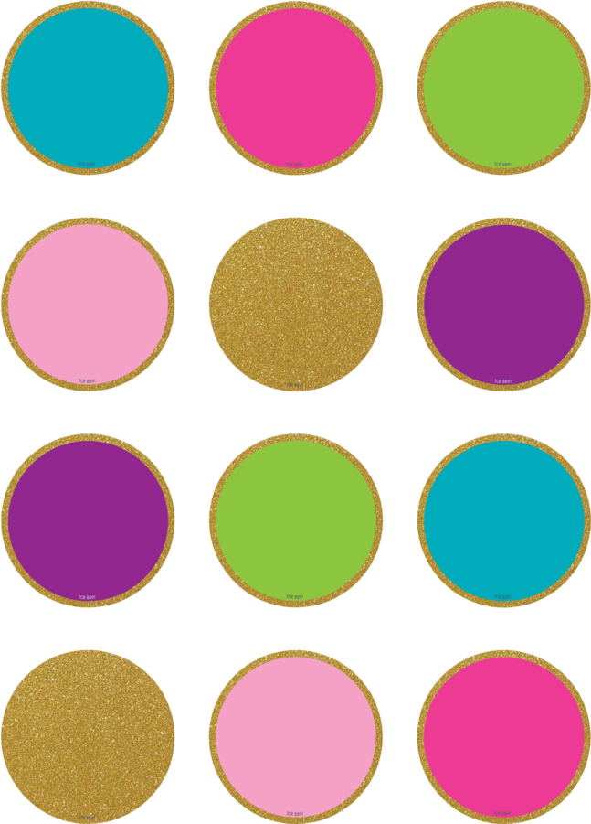 Tcr8891 Confetti Colorful Circles Mini Accents Image - Icon (900x900)