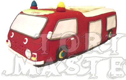 Торт "пожарная Машина" - Fire Apparatus (400x400)
