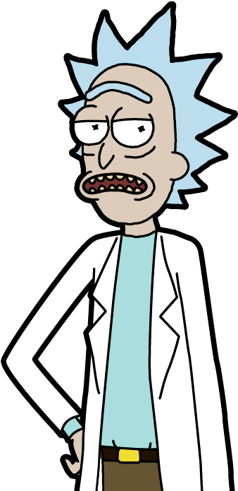 Rick Sprite - Rick And Morty Doofus Rick (400x700)