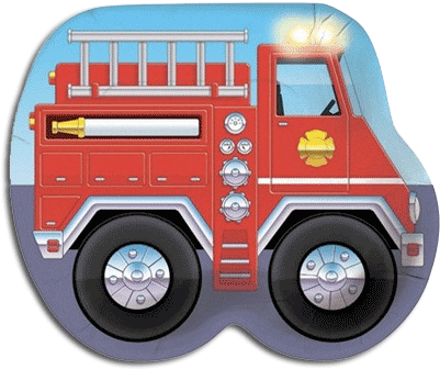 Fire Fighter Party Plates Dinner - Fire Engine Truck Party Plates (408x372)