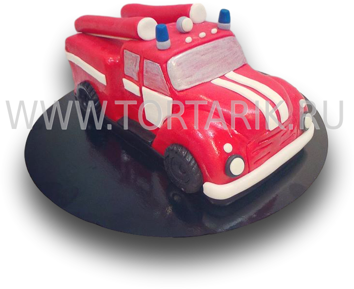 Торт Пожарная Машина Зил - Model Car (838x838)