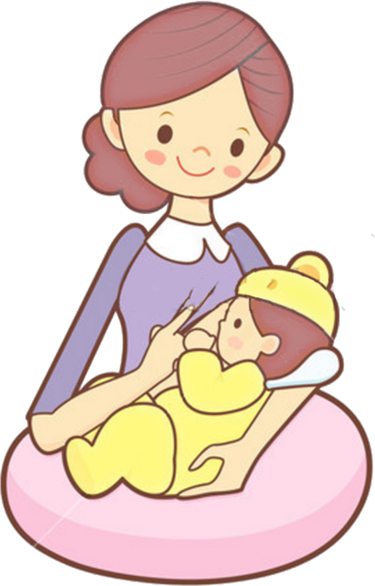 Breast Milk World Breastfeeding Week Infant - Breastfeeding Cartoon (1500x1916)
