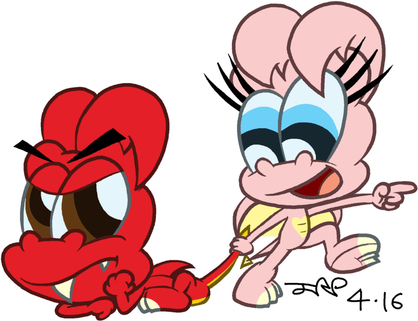 Jimmy And Pixie By Jimmycartoonist - Cartoon (900x707)