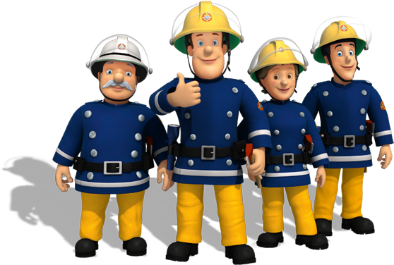 Fireman Sam Happy Birthday Grandson Birthday Card (570x384)