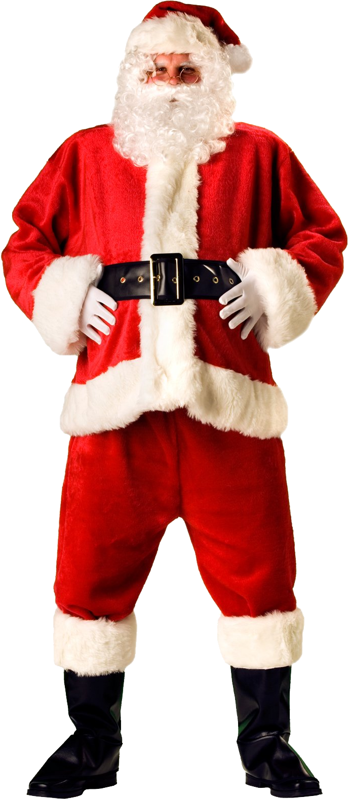 Santa Claus Real Png (691x1576)