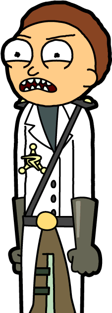 Guard Morty - Pocket Mortys (300x650)