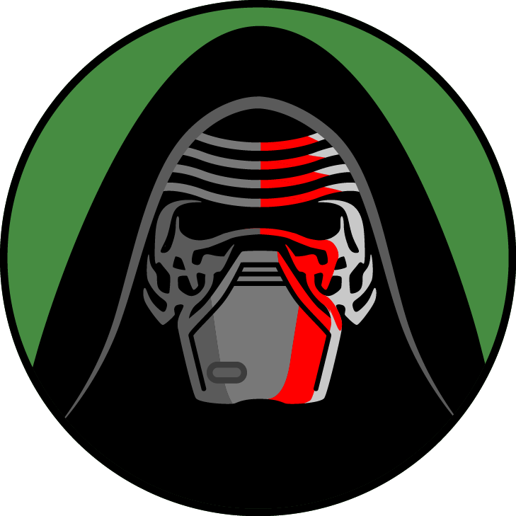 And If Anyone Manages To Get In Behind, Vader Can Execute - Drawing Kylo Ren (729x729)