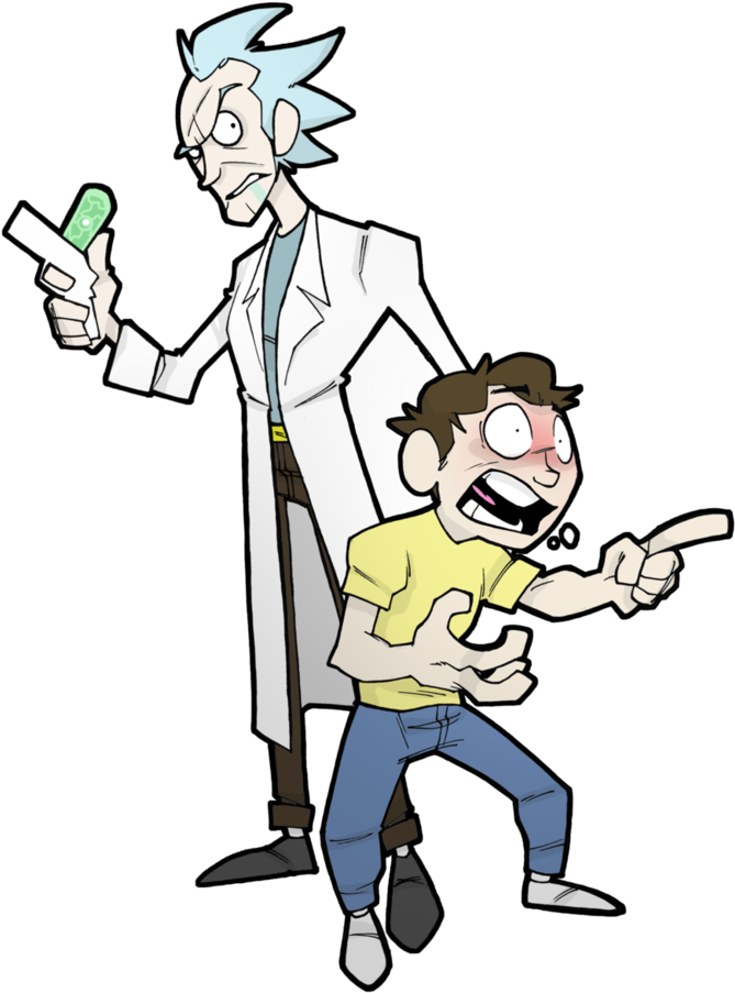 Rick And Morty By Mrgreenlight - Cartoon (788x1015)
