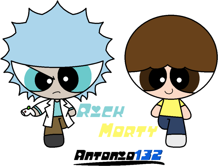 Ppg/rick And Morty By Antonio132 - Rick And Morty Ppg (900x671)