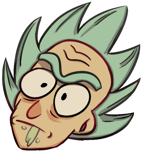 2 - Rick And Morty Transparent (500x500)
