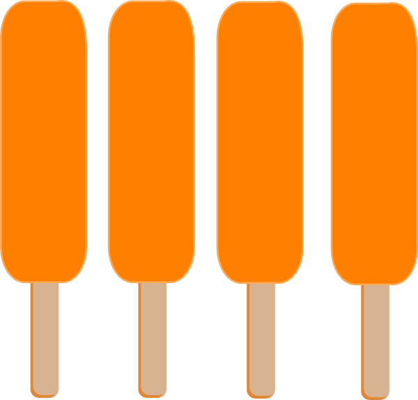 4 Oranges Clipart (600x575)