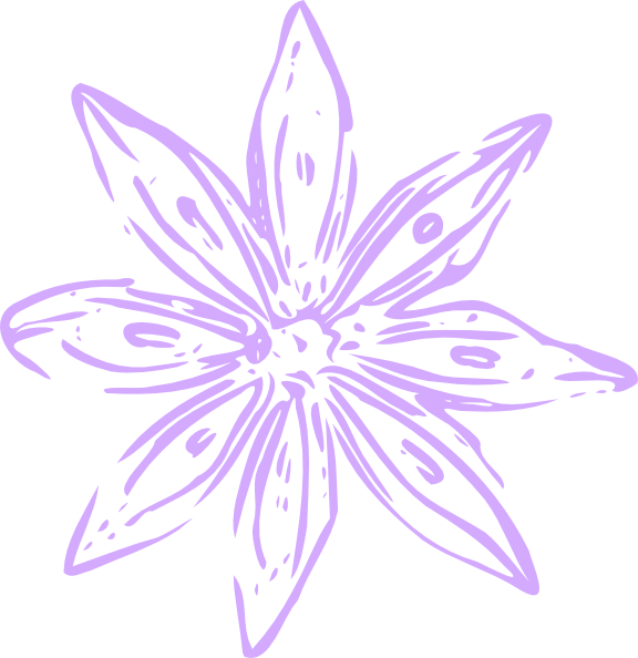 Lilac Flower Clip Art (576x594)
